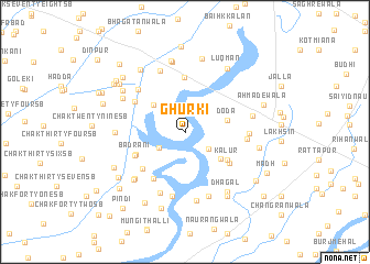 map of Ghurki