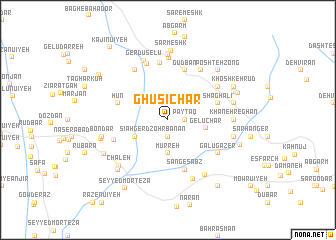 map of Ghusichār