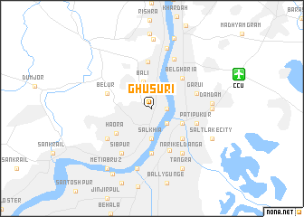 map of Ghusuri