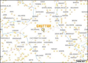 map of Ghuttar