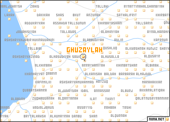 map of Ghuzaylah