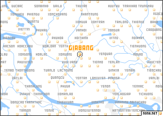 map of Gia Bang