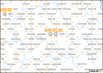 map of Gia Cốc