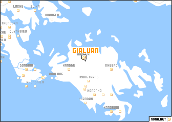 map of Gia Luận