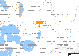 map of Giăng Bắc