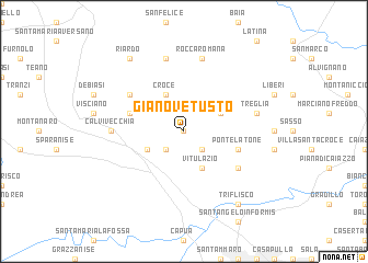 map of Giano Vetusto