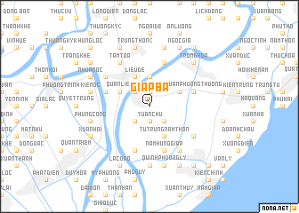 map of Giap Ba