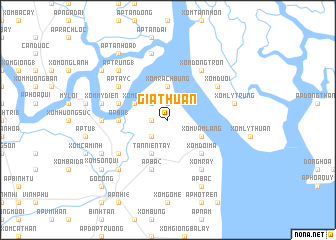 map of Gia Thuận