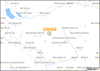 map of Giaugo