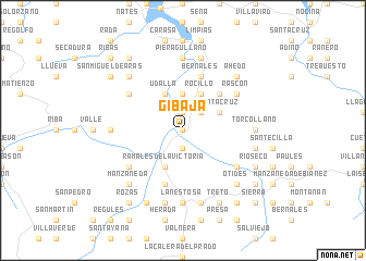 map of Gibaja