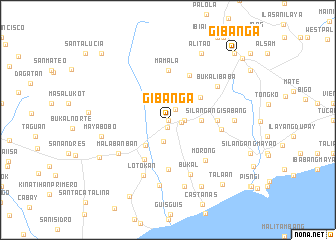 map of Gibañga