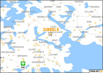 map of Gibböle