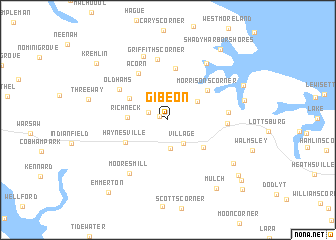 map of Gibeon