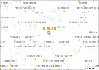 map of Gibles