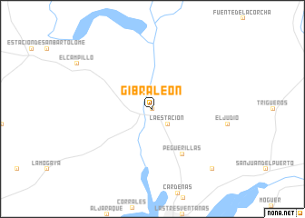 map of Gibraleón