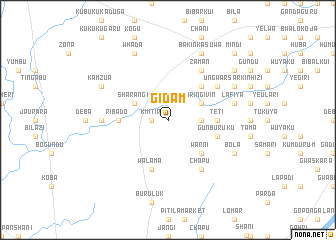 map of Gidam