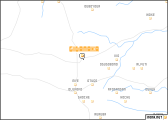 map of Gidan Aka