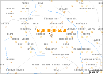 map of Gidan Babagoji