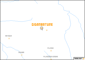 map of Gidan Bature