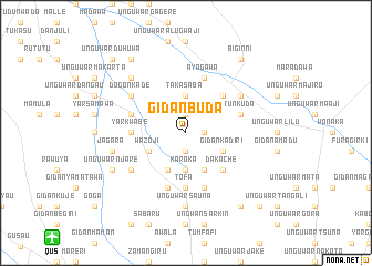 map of Gidan Buda