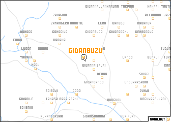 map of Gidan Buzu
