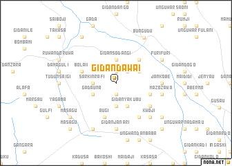 map of Gidan Dawai