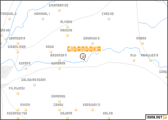 map of Gidan Doka