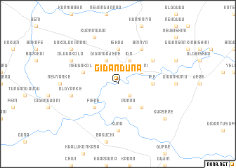 map of Gidan Duna