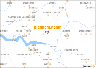 map of Gidan Galadima