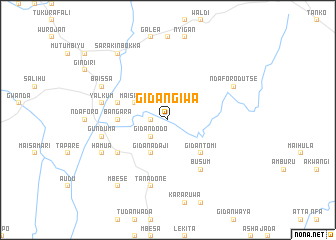 map of Gidan Giwa