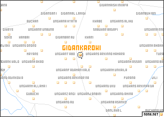 map of Gidan Karowi