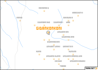 map of Gidan Konkoni