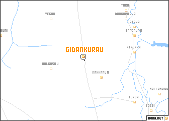 map of Gidan Kurau