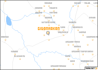 map of Gidan Makan