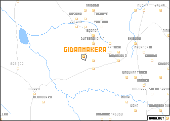 map of Gidan Makera