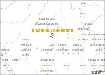 map of Gidan Mallam Haruna