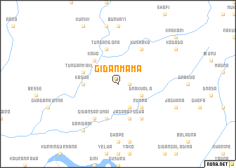 map of Gidan Mama