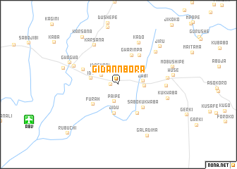 map of Gidan Nbora