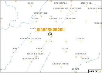map of Gidan Shabagu