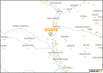 map of Gidara