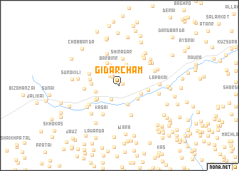 map of Gīdar Cham