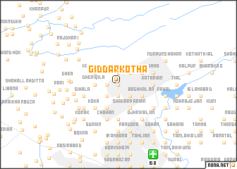 map of Giddar Kotha