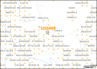 map of Giddawa