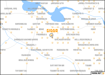 map of Gidda