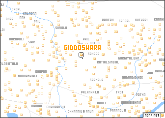 map of Giddo Swāra