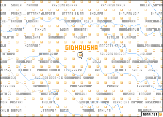 map of Gidhāusha