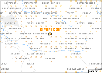 map of Giebelrain