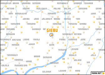 map of Giebu