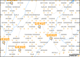 map of Giehun