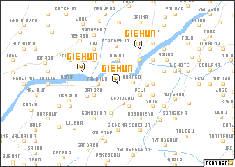 map of Giehun